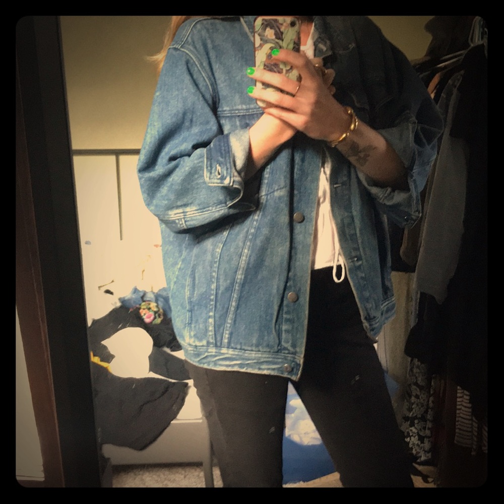 Vintage 80s/90s oversized denim jacket